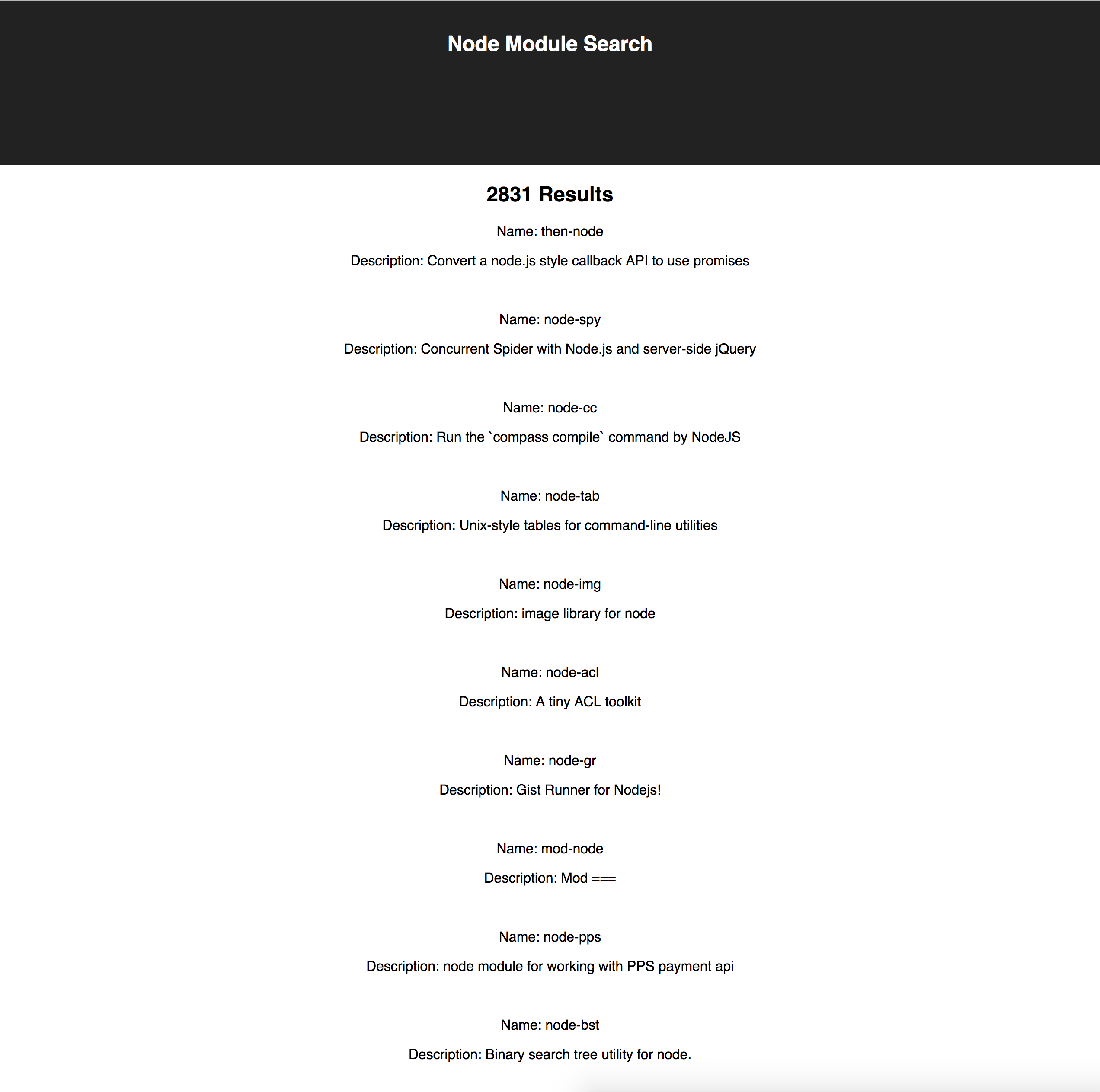 Your new node-modules Engine!