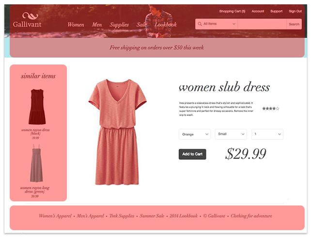 Product Page Mapped